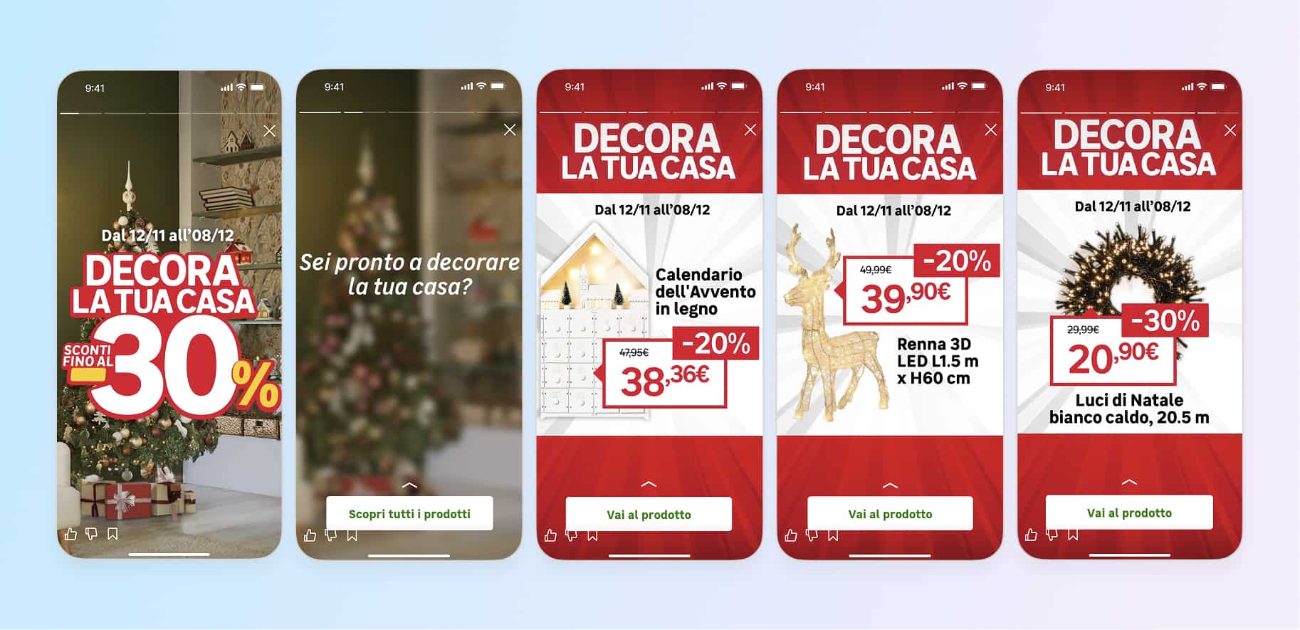 gift ideas in mobile app stories 
